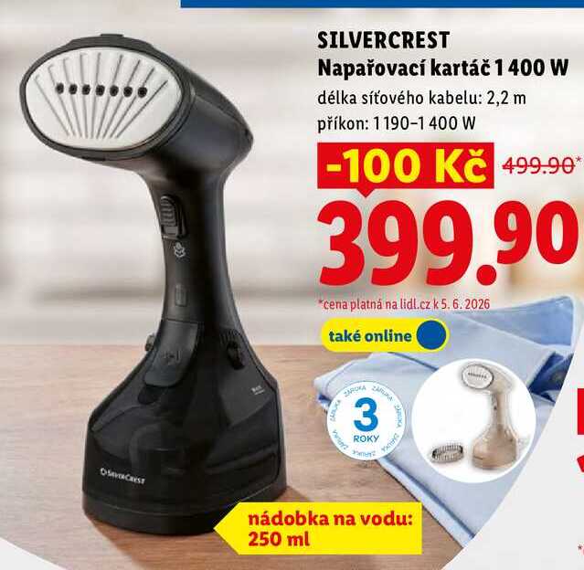 SILVERCREST Napařovací kartáč 1400 W