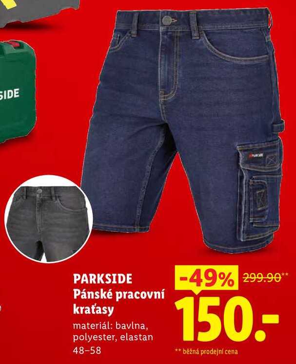 PARKSIDE Pánské pracovní kraťasy 