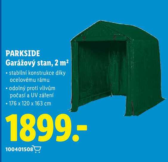 PARKSIDE Garážový stan, 2 m² 