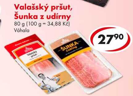 Valašský pršut, Šunka z udírny, 80 g