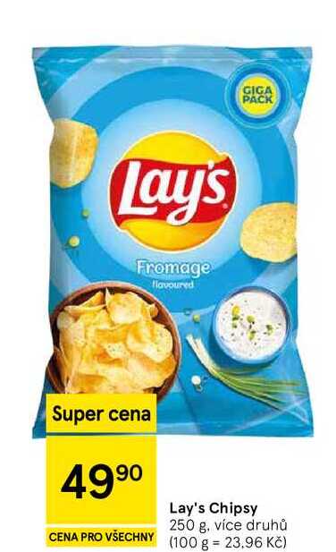 Lay's Chipsy, 250 g, více druhů