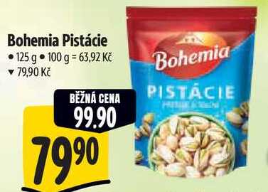 Bohemia Pistácie, 125 g