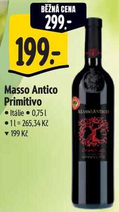 Masso Antico Primitivo, 0,75 l