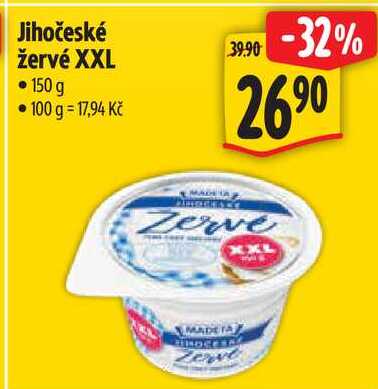 Jihočeské žervé XXL, 150 g