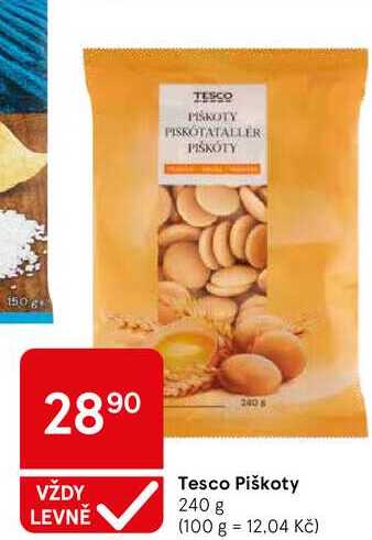 Tesco Piškoty, 240 g