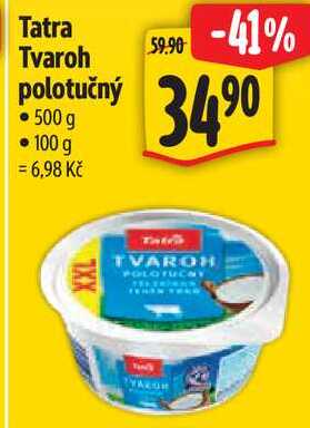 Tatra Tvaroh polotučný, 500 g