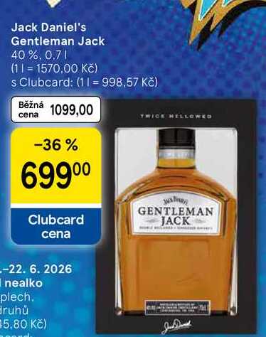 Jack Daniel's Gentleman Jack 40%, 0.7 l