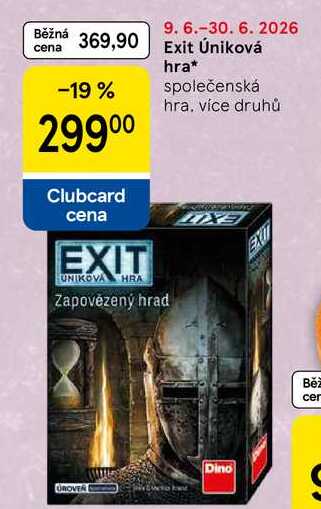 Exit Úniková hra, společenská hra. více druhů