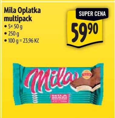 Mila Oplatka multipack, 5x 50 g