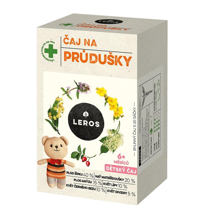 Leros Dětský čaj na průdušky 6m 20x1.5g