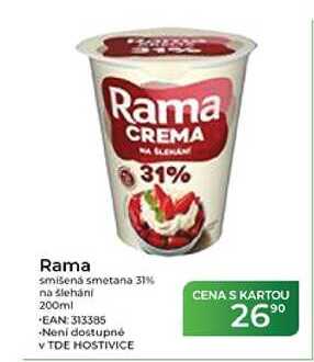 Rama smisena smetana 31% na šlehání 200ml  