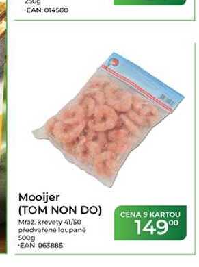 Mooijer (TOM NON DO) Mra2. krevety 41/50 předvařené loupané 500g  