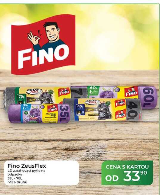 Fino ZeusFlex LD zatahovací pytle na odpadky 35L-70L