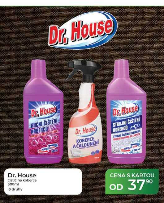 Dr. House čistič na koberce 500ml