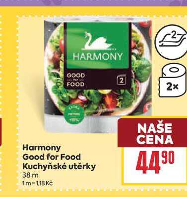 Harmony Good for Food Kuchyňské utěrky 38 m
