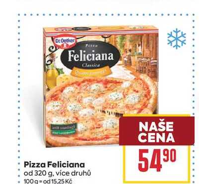 Pizza Feliciana od 320 g