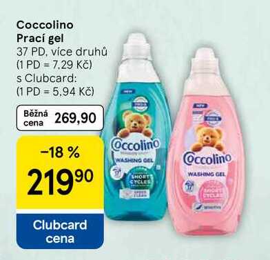 Coccolino Prací gel, 37 PD, více druhů  