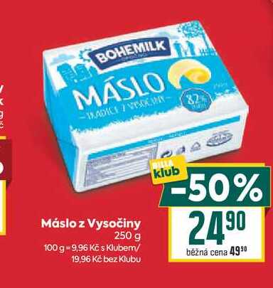 Máslo z Vysočiny 250 g