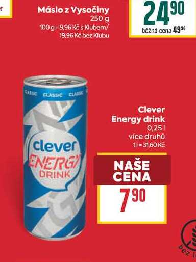 Clever Energy drink 0,25l