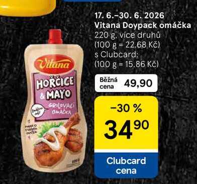 Vitana Doypack omáčka, 220 g, více druhů