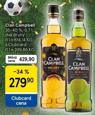 Clan Campbell 35-40%, 0.7 l