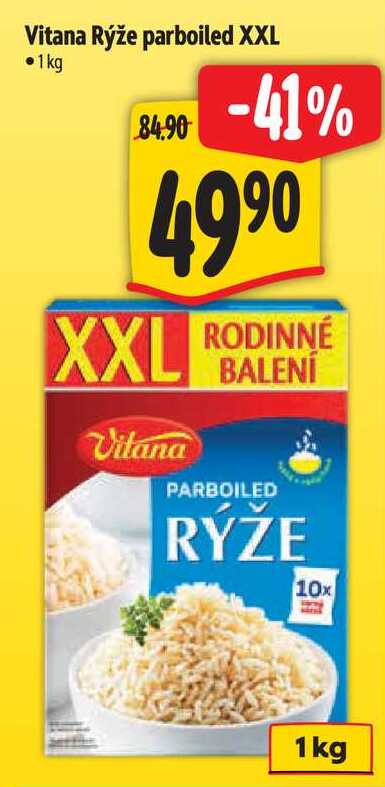 Vitana Rýže parboiled XXL, 1 l