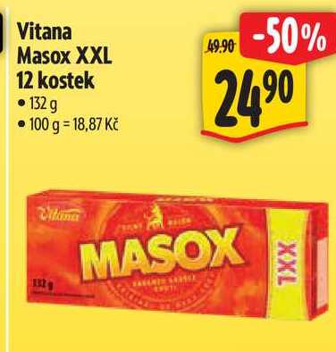 Vitana Masox XXL 12 kostek, 132 g