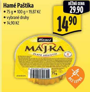 Hamé Paštika, 75 g
