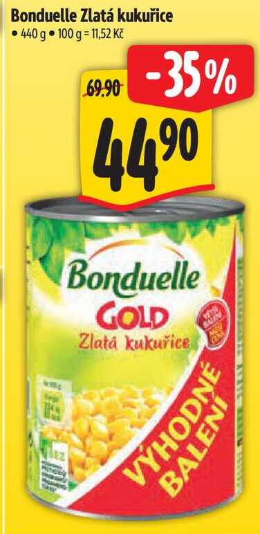 Bonduelle Zlatá kukuřice, 440 g