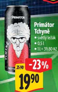 Primátor Tchyně, 0,5 l