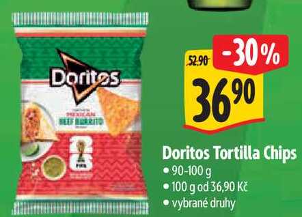 Doritos Tortilla Chips, 90-100 g
