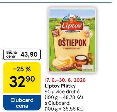 Liptov Plátky, 90 g