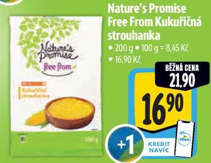 Nature's Promise Free From Kukuřičná strouhanka, 200 g