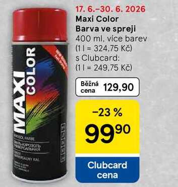 Maxi Color Barva ve spreji, 400 ml 