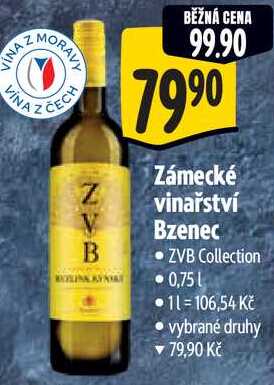 Zámecké vinařství Bzenec ZVB Collection, 0,75 l