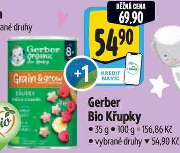 Gerber Bio Křupky, 35 g