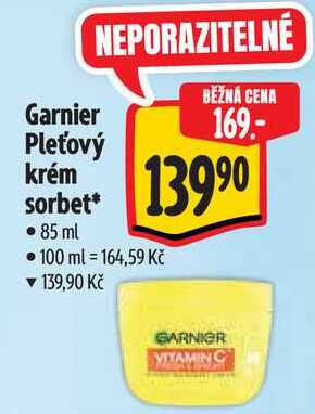 Garnier Pleťový krém sorbet, 85 ml