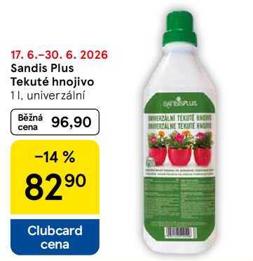 Sandis Plus Tekuté hnojivo, 1 l