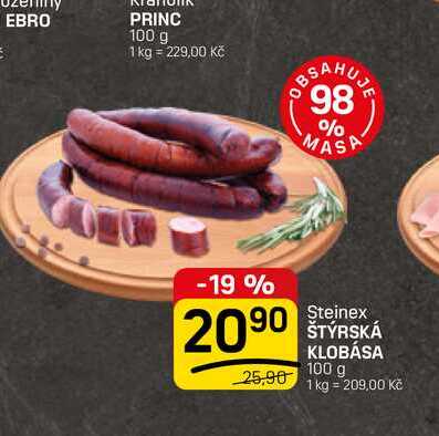 ŠTÝRSKÁ KLOBÁSA 100 g