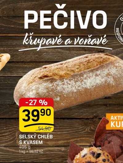 SELSKÝ CHLÉB S KVASEM 405 g