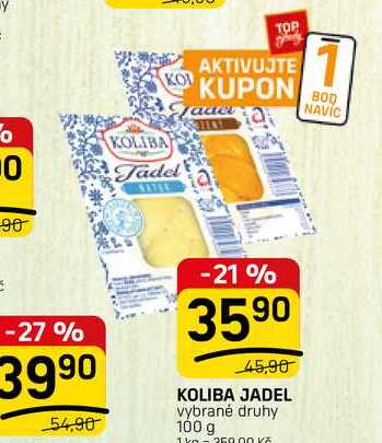 KOLIBA JADEL vybrané druhy 100 g
